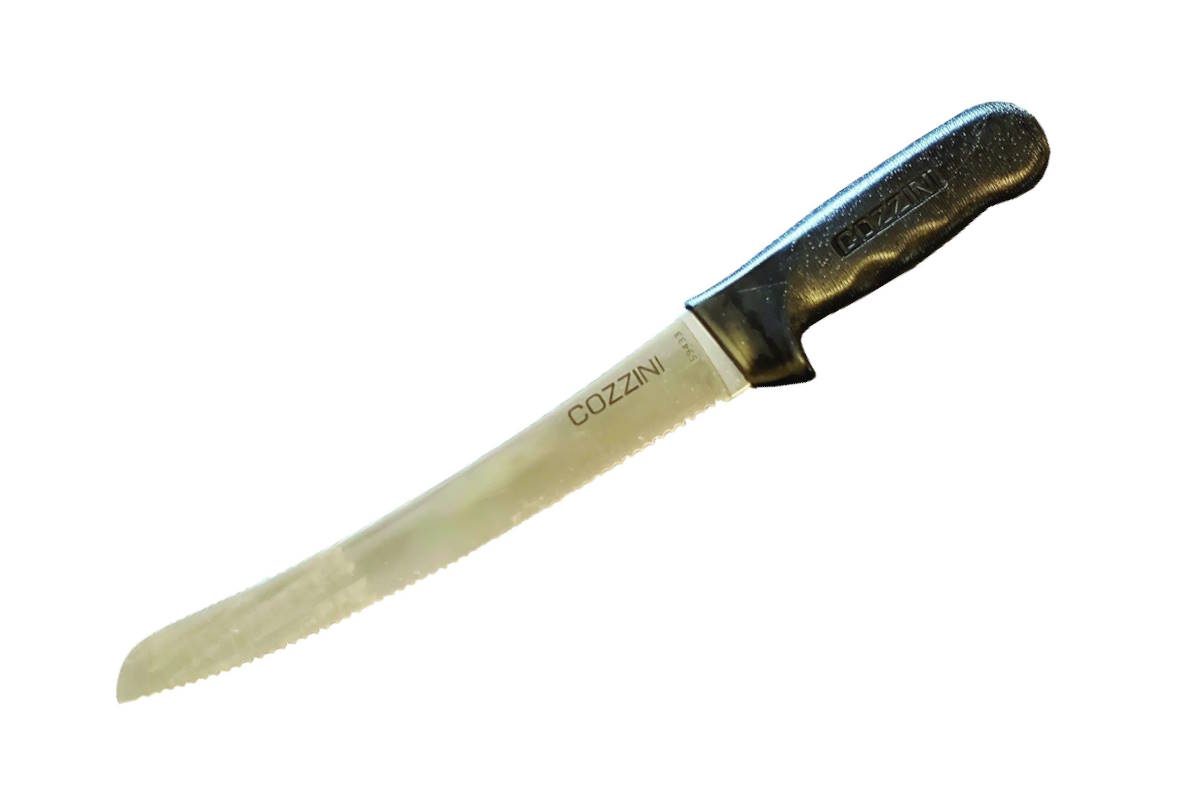 C-BRD-10-CVD-BLK Bread Knife Curved 10"