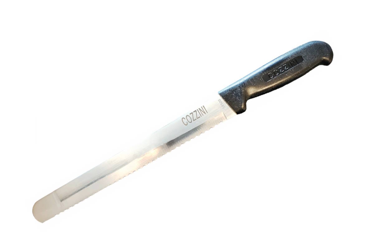 C-BRD-10-STR-BLK Bread Knife Straight 10"