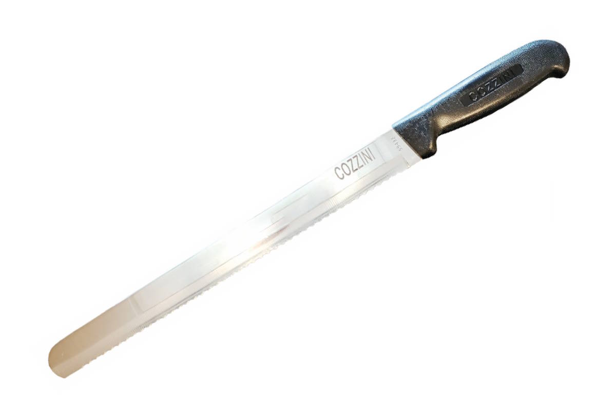 C-BRD-12-STR-BLK Bread Knife Straight 12"