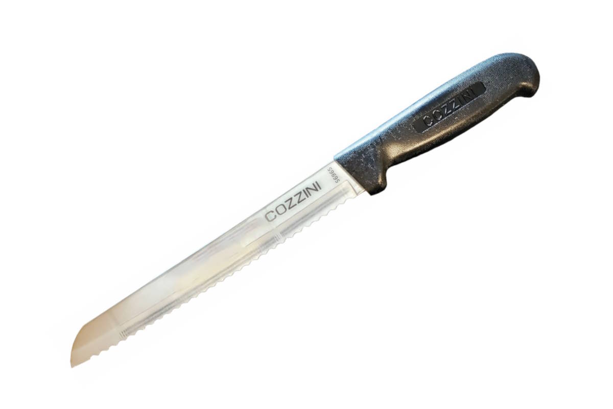 C-BRD-8-STR-BLK Bread Knife Straight 8"