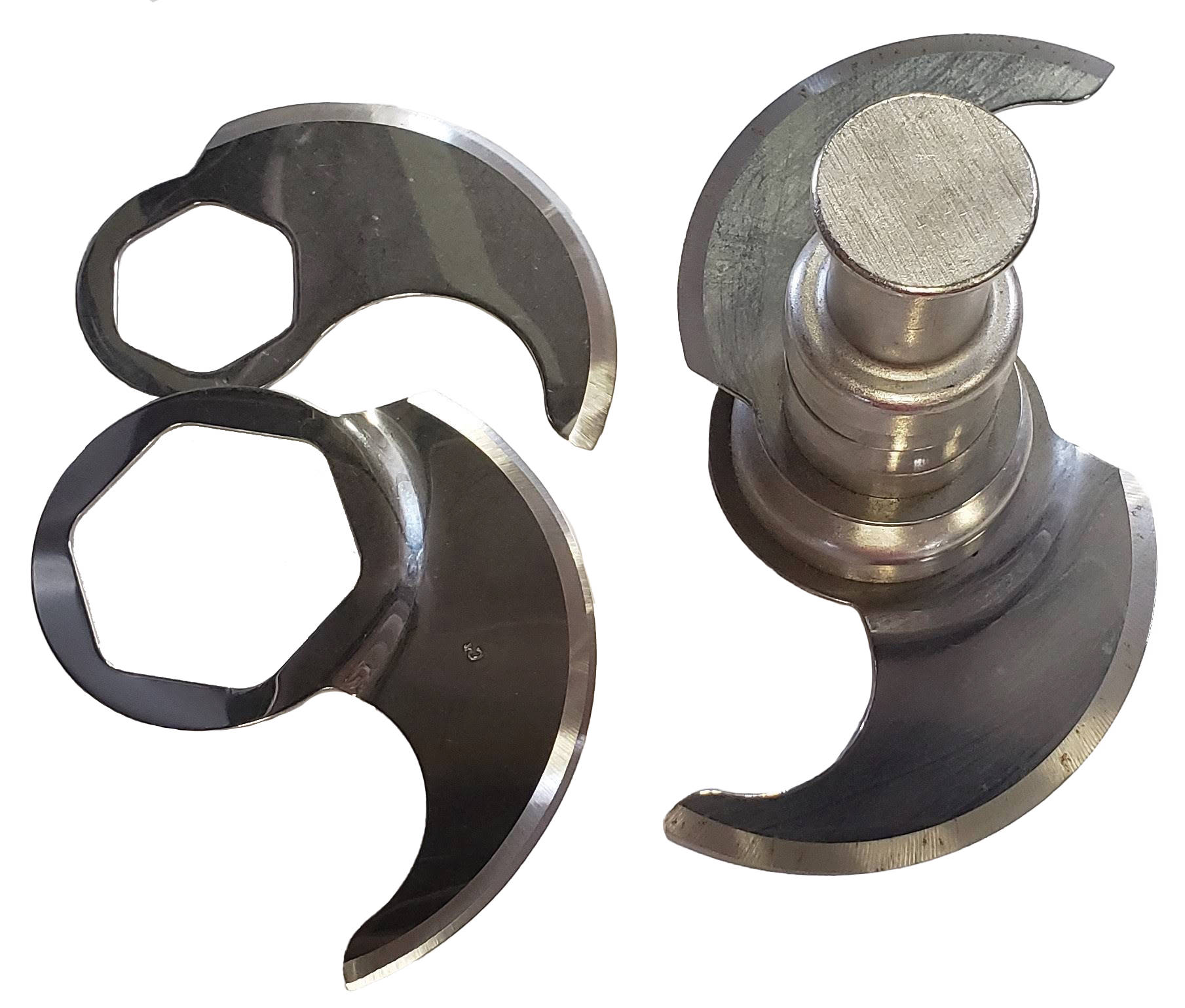 R6 Top & Bottom Heavy Duty Food Processor Blades