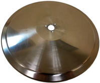 Large circular slicing blade with central hole.