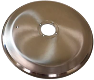 Large circular slicing blade with central hole.