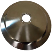 Large circular slicing blade with central hole.