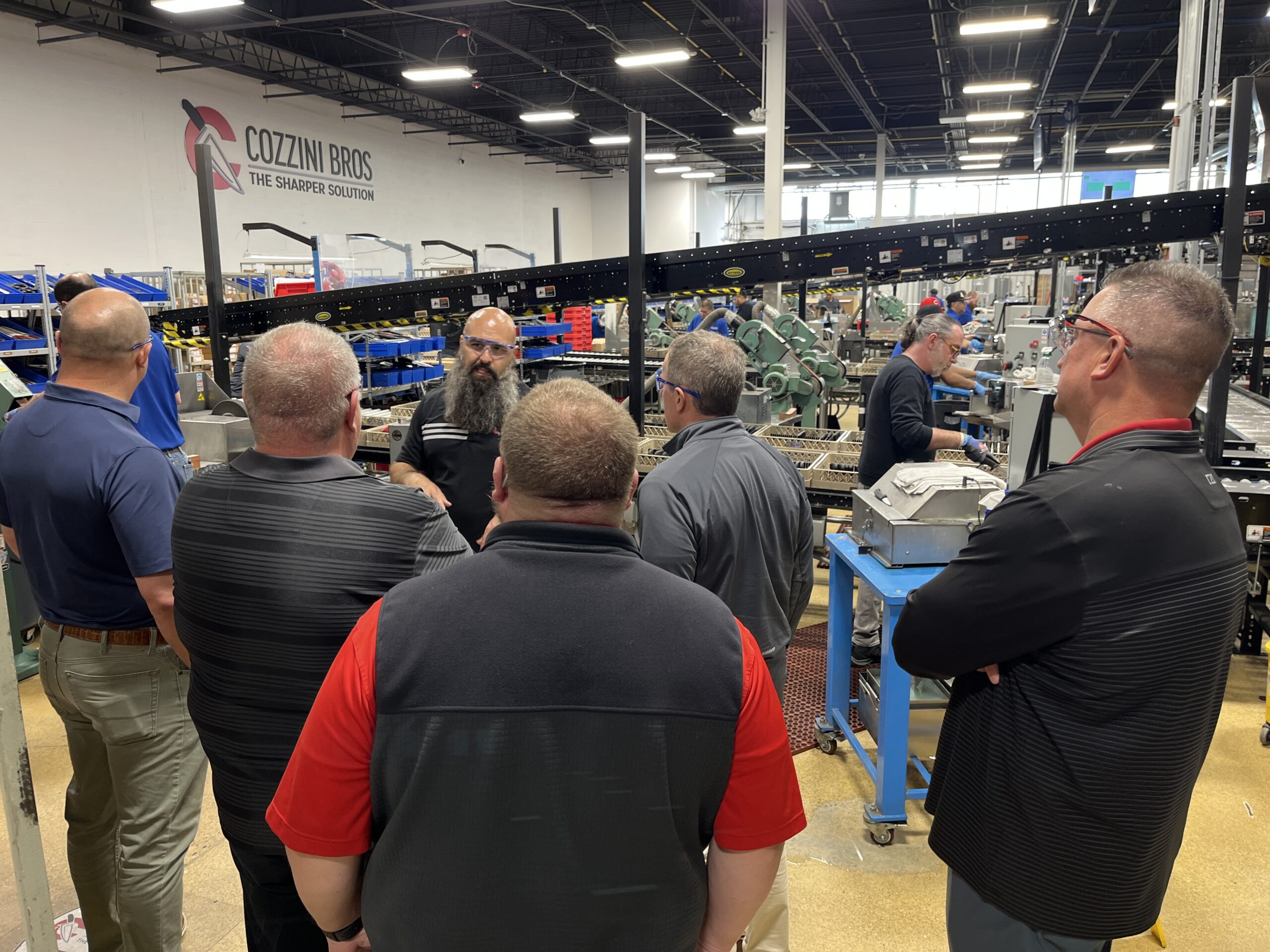 Society Insurance risk management team on-site at a Cozzini Bros facility