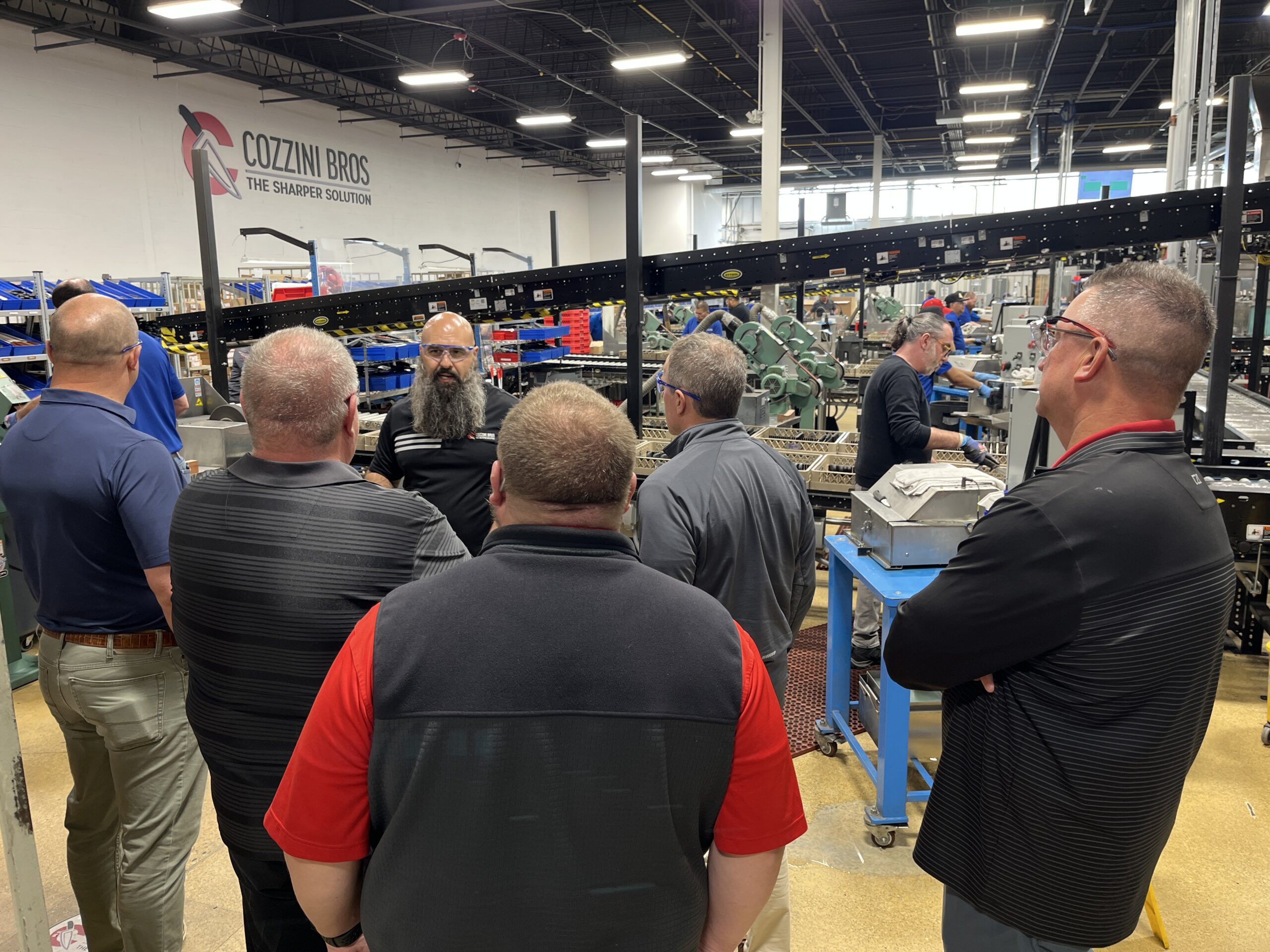 Cozzini Bros sharpening operation in motion